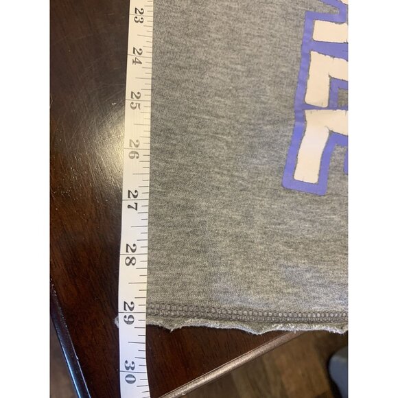 Aeropostal Gray Cotton Athleisure Wide Leg Sweatpants Size S/P - Picture 5 of 6